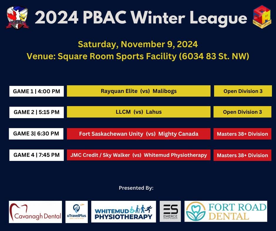 Week 5 - 2024 PBAC Winter League