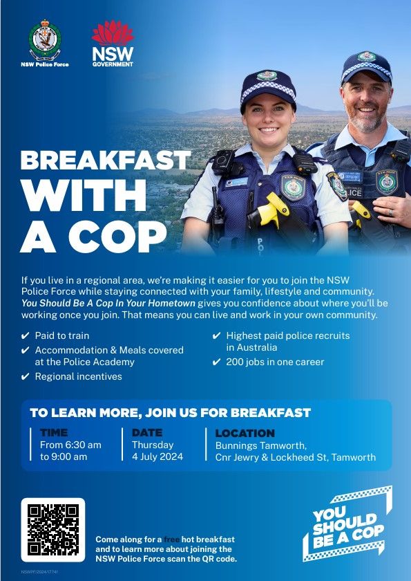 Breakfast with a COP - Tamworth