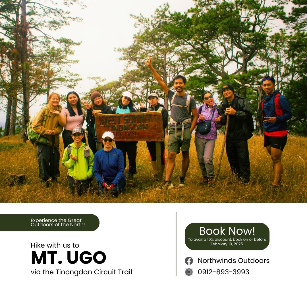 Mt. Ugo x Marikit via Tinongdan Circuit Trail Day Hike Wave 1-2025