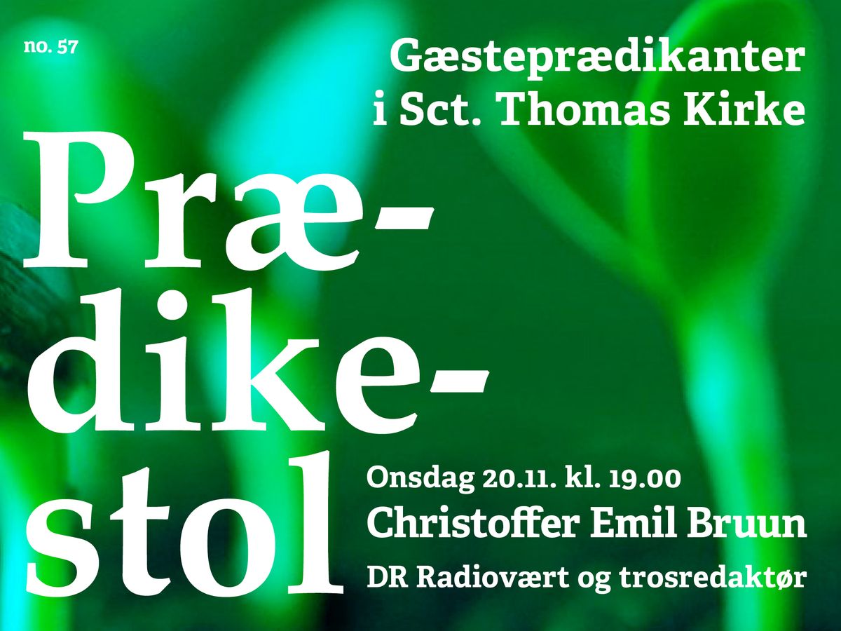 Pr\u00e6dikestol No. 57. - Christoffer Emil Bruun