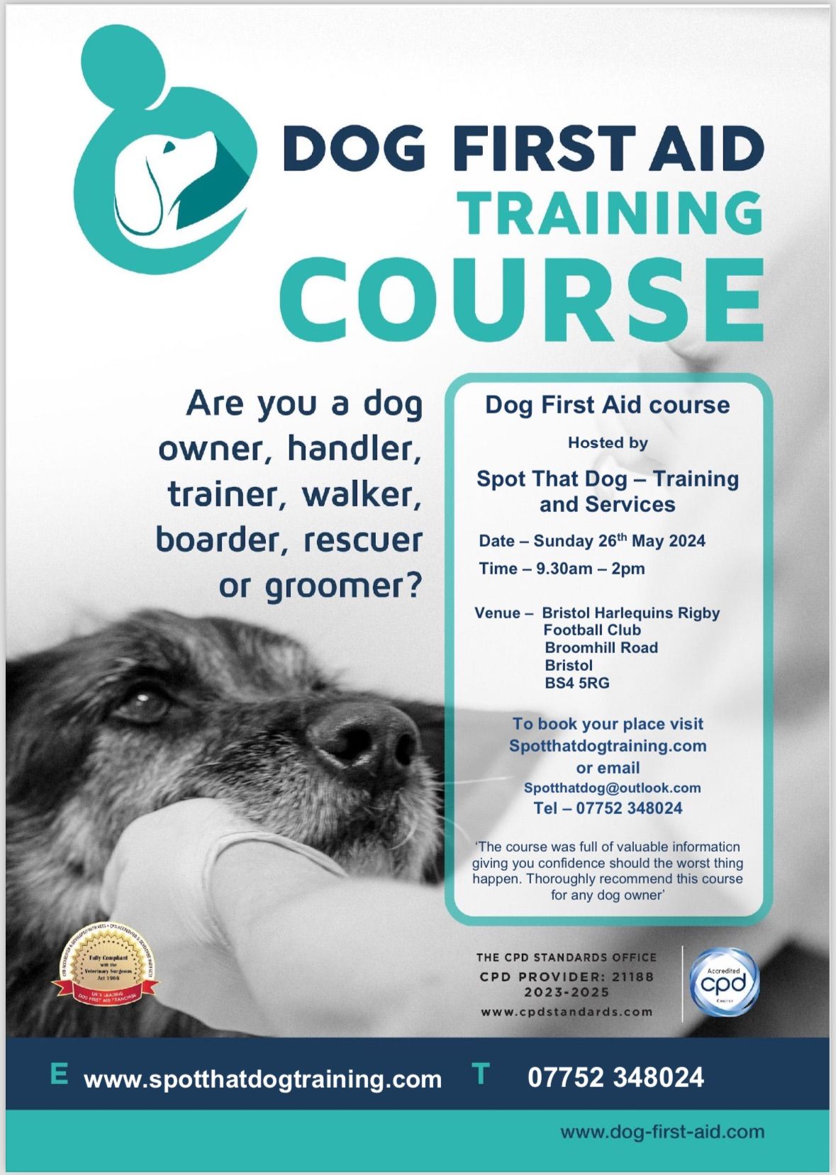 Canine First Aid Training 