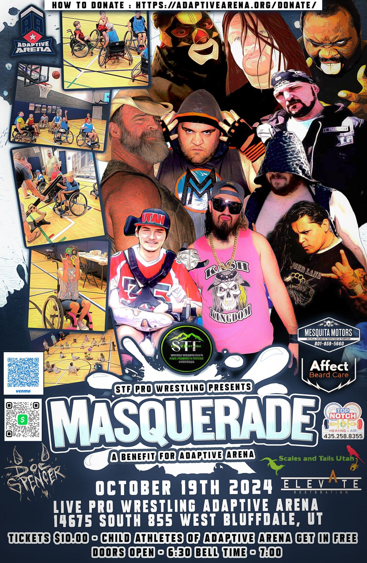 MASQUERADE, A Benefit For Adaptive Arena 