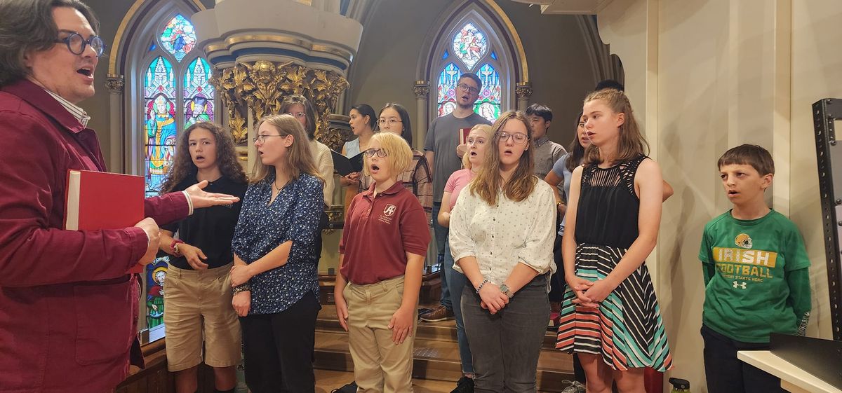 5:15 pm Daily Mass with the Notre Dame Children's Liturgical Choir 