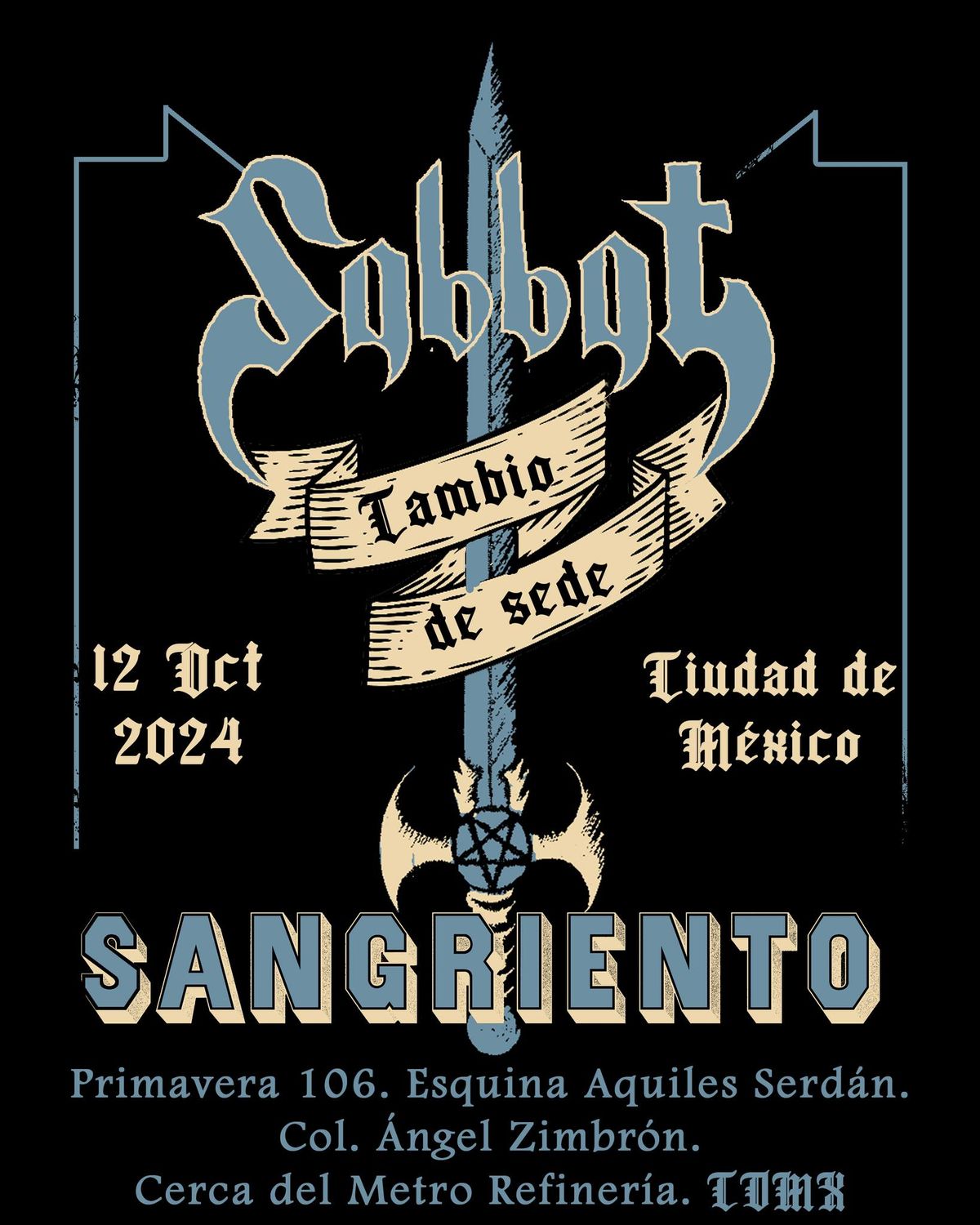 Sabbat en CDMX - S\u00e1bado 12 de Octubre 2024