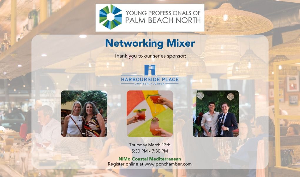 Young Professionals Mixer at NiMo Coastal Mediterranean  