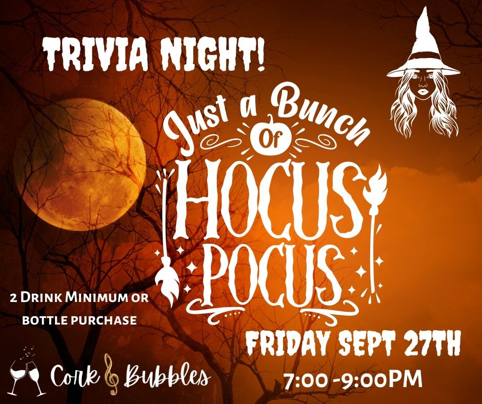 Hocus Pocus Trivia Night! 