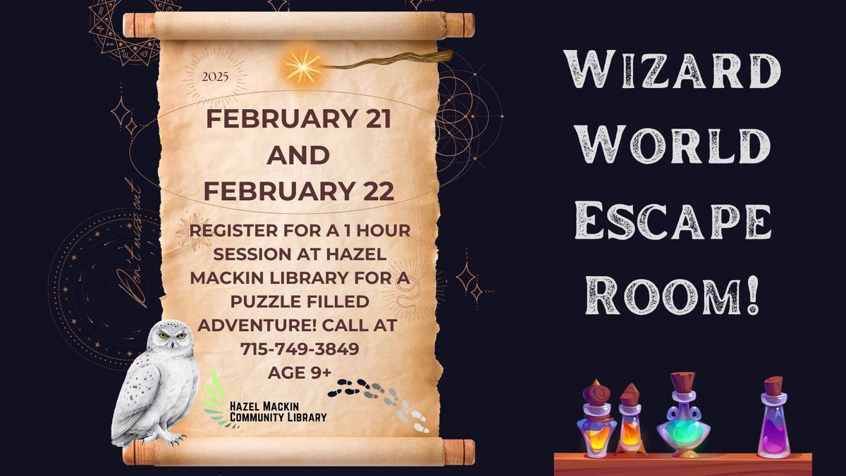 Wizard World Escape Room!