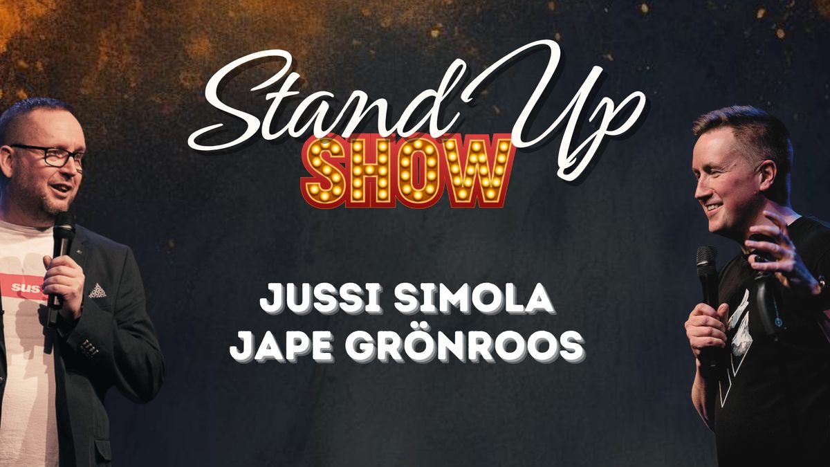 Jape ja Jussi Stand Up Show 17.10. Vaasassa (K-18)