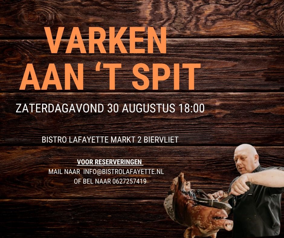 Varken aan t Spit + live muziek