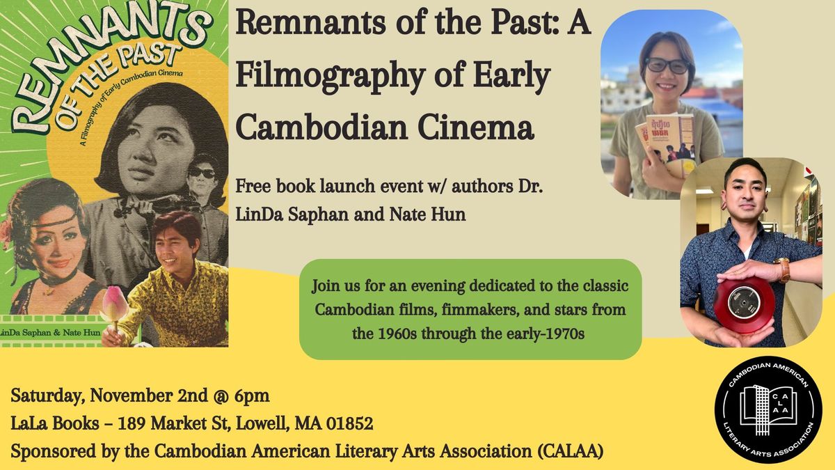 Book Launch \u2013 Remnants of the Past: A Filmography of Cambodian Cinema