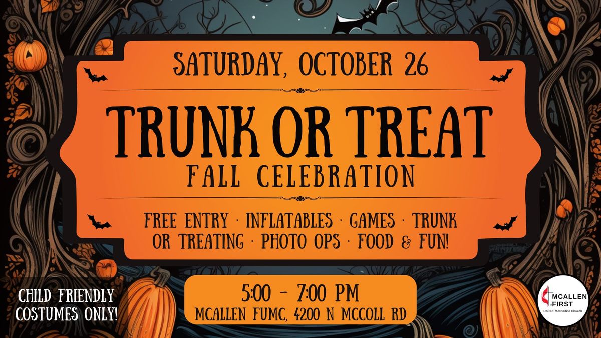 Trunk or Treat Fall Celebration