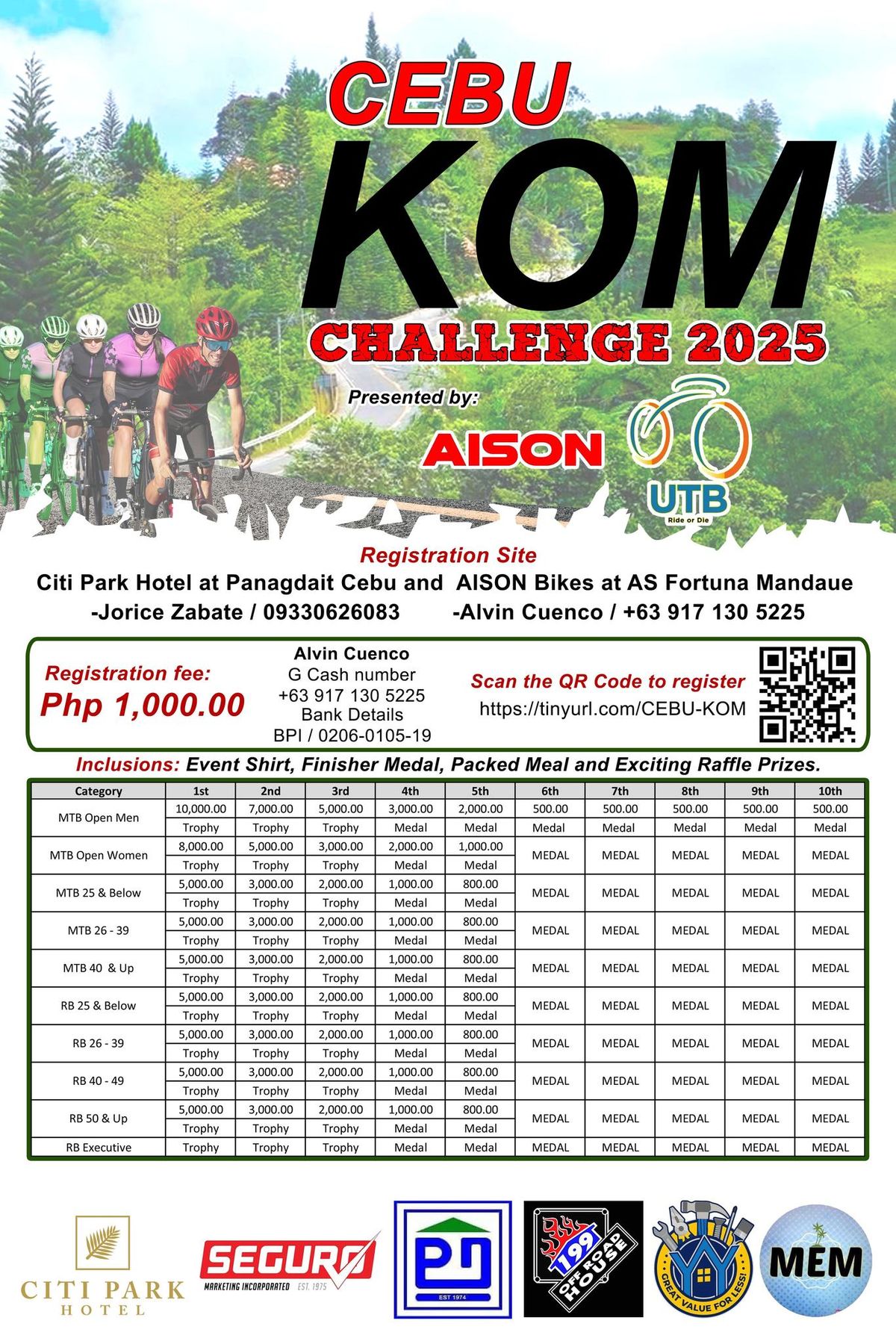 Cebu King of the Mountain (KOM) Bike Race