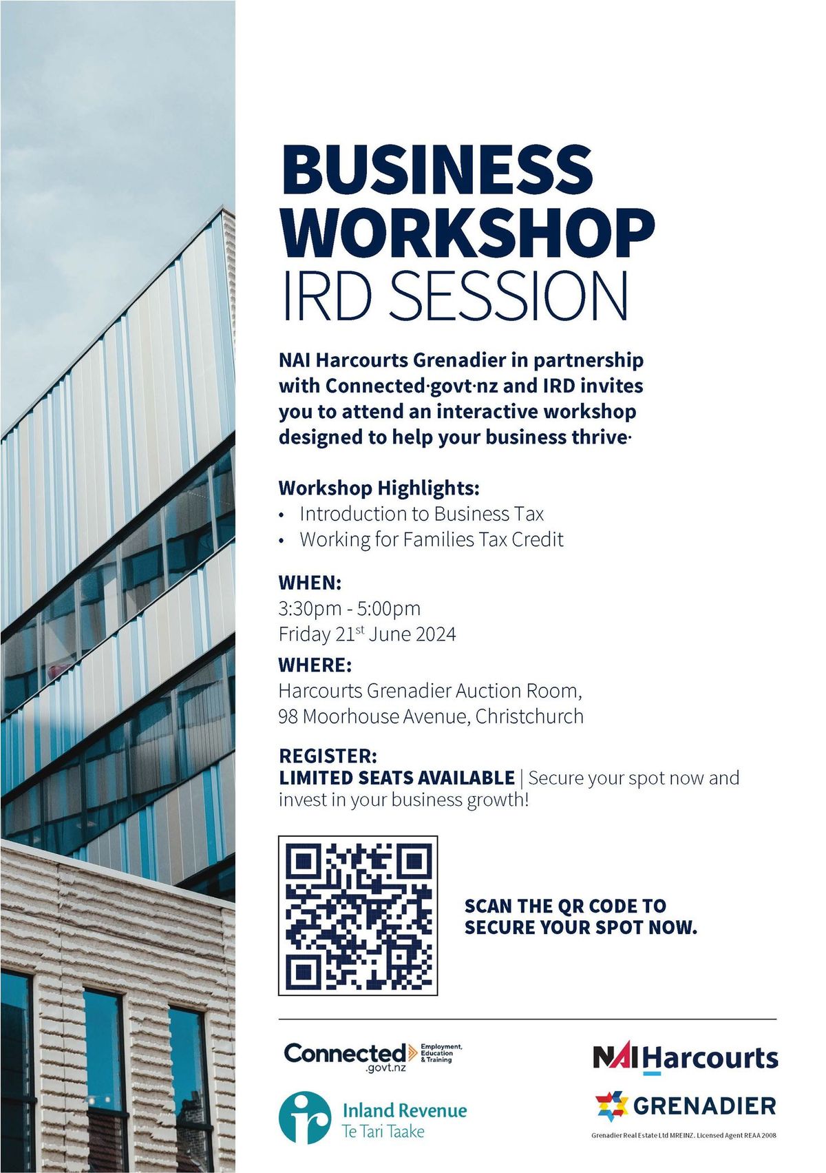 Business Workshop: IRD Session