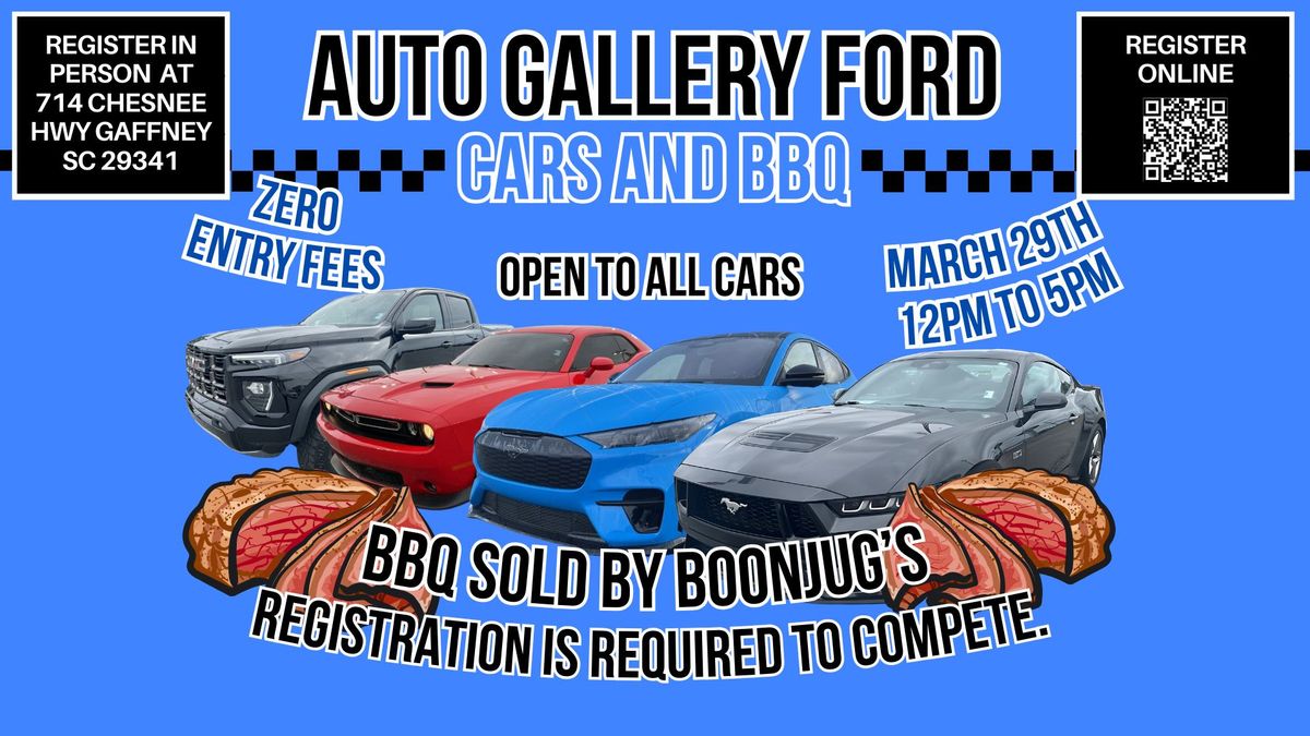 Cars and BBQ at Auto Gallery Ford