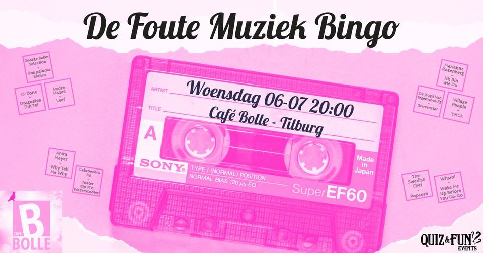 De Foute Muziek Bingo | Tilburg
