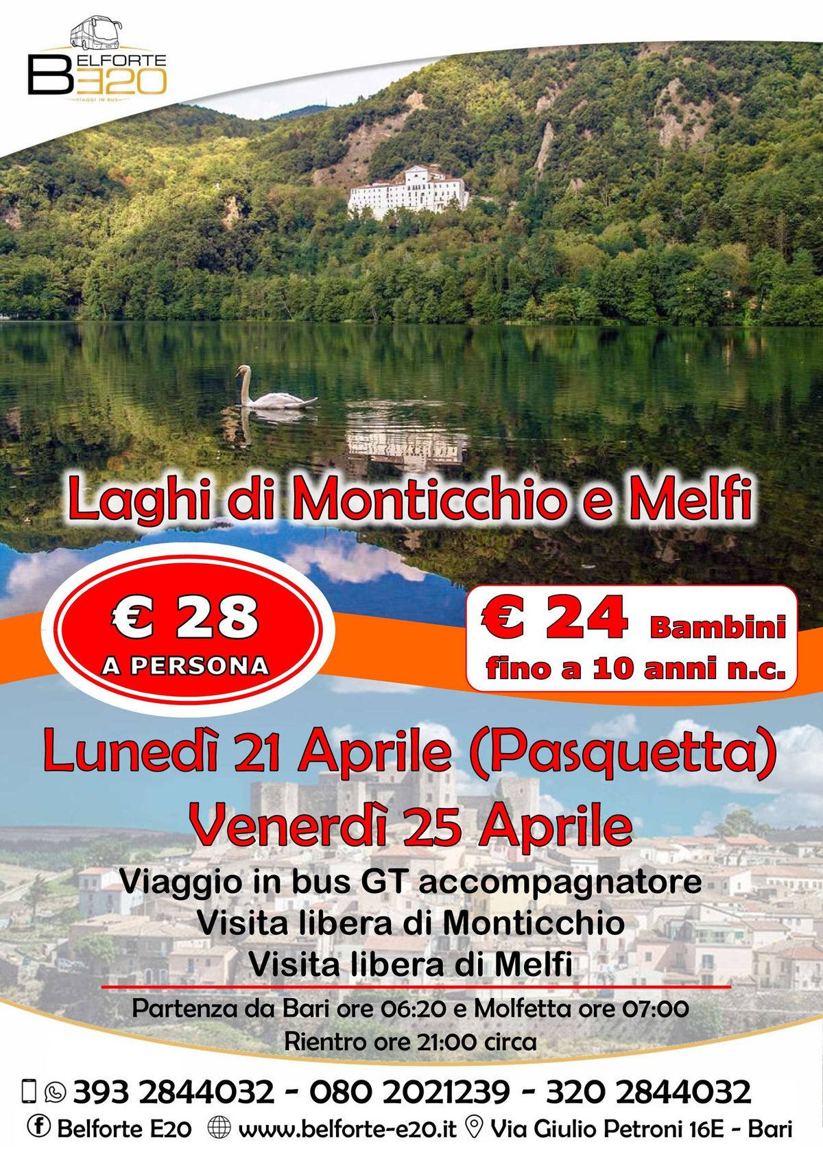 Pasquetta ai Laghi di Monticchio e Melfi 21 Aprile 2025 BY BE20