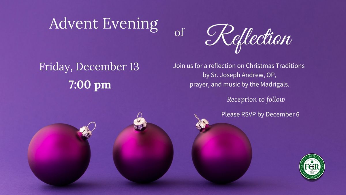 Advent Evening of Reflection