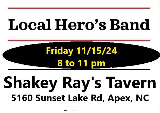 Local Hero's @ Shakey Rays Tavern