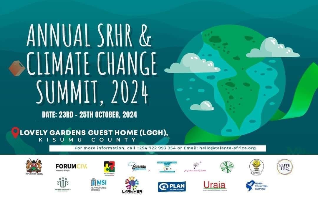 Talanta Africa presents the 1st Annual SRHR & Climate Change Summit 2024