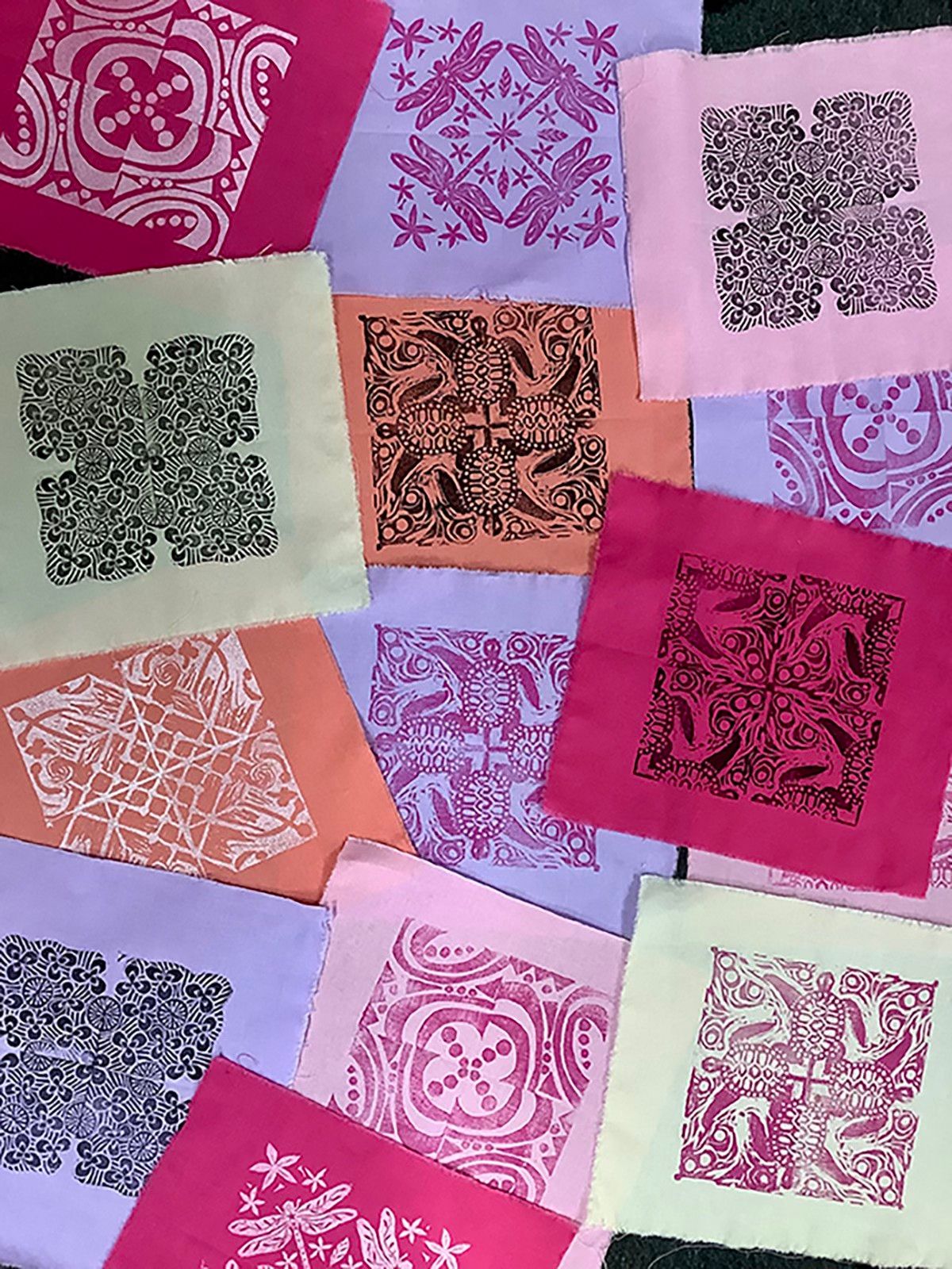 Block Printing on Fabric