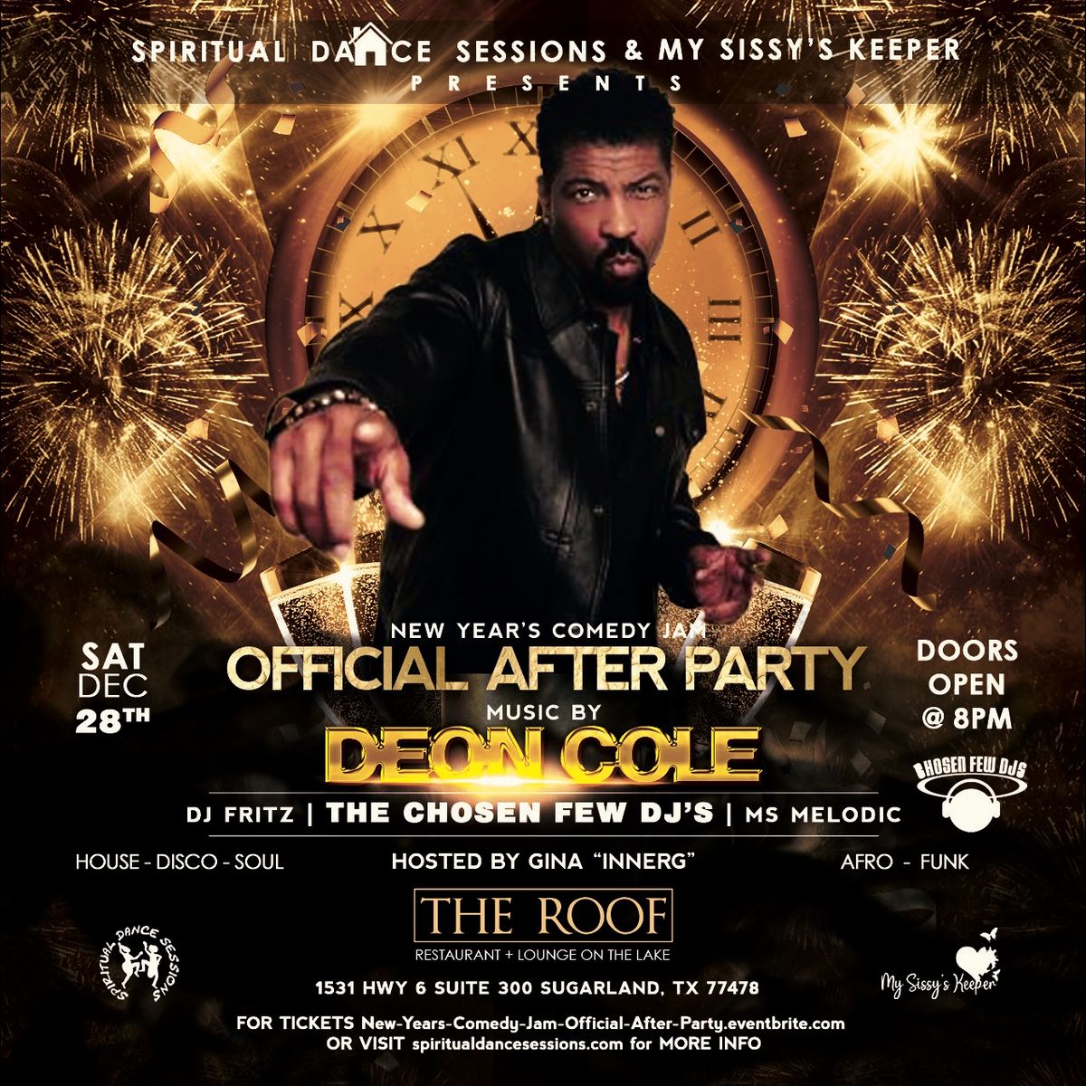 New Year\u2019s Comedy Jam Official After Party w\/ DEON COLE!!!