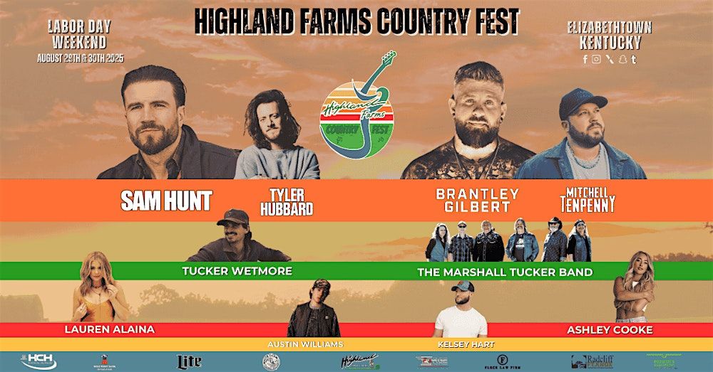 Highland Farms Country Fest \u2022 Aug 29 & 30 2025 in Elizabethtown