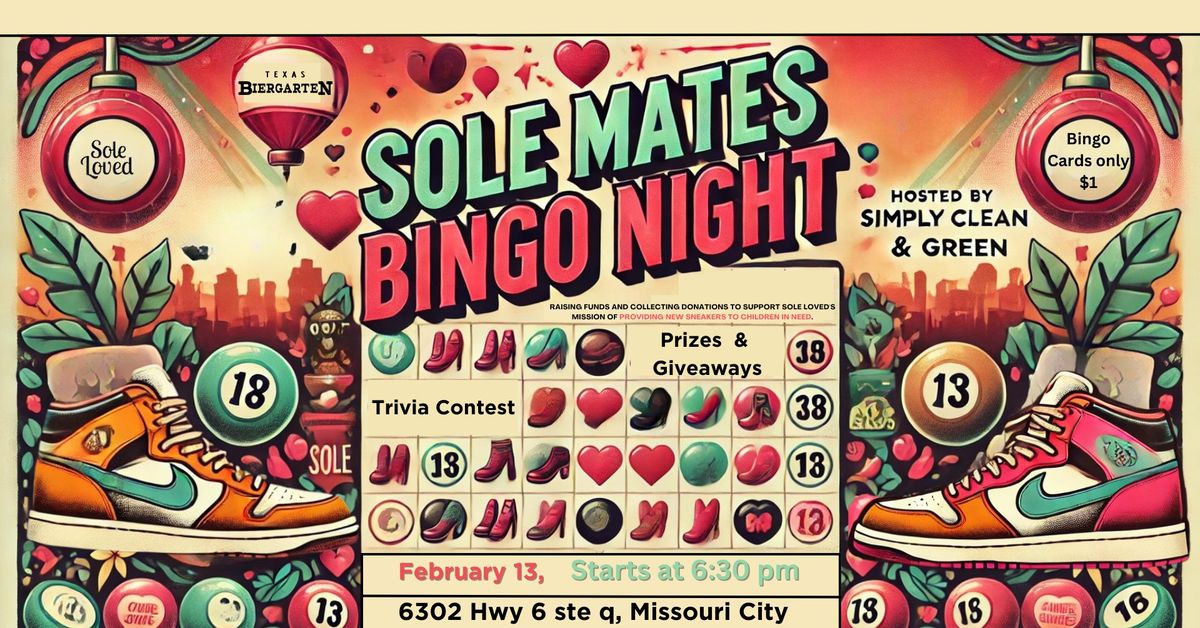 Sole Mates: A Valentine\u2019s Bingo Night for Sole Loved