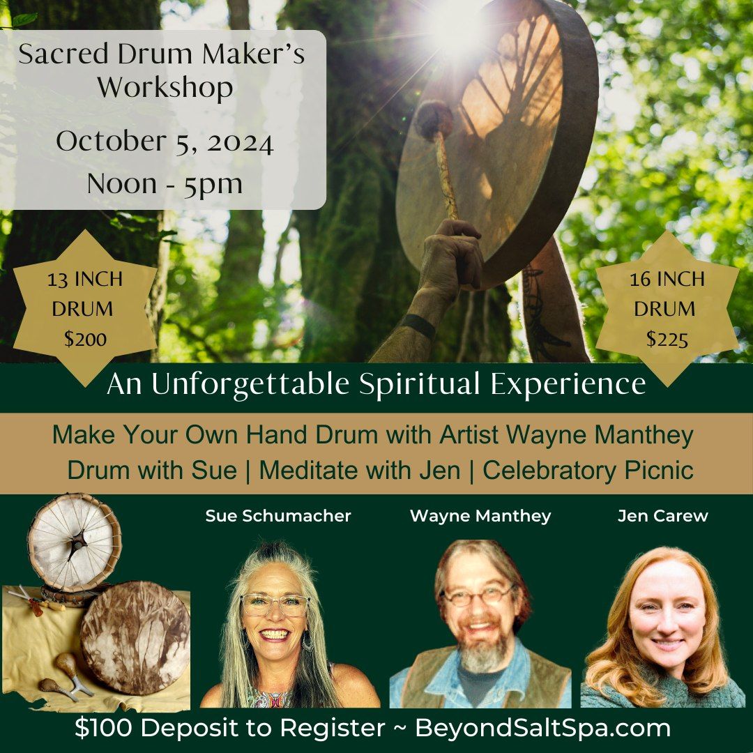 Sacred Drum Making Workshop with Wayne Manthey