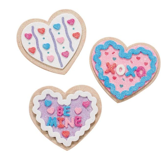 February 2025 Kids Craft Night - Valentine Cookie Magnet Craft