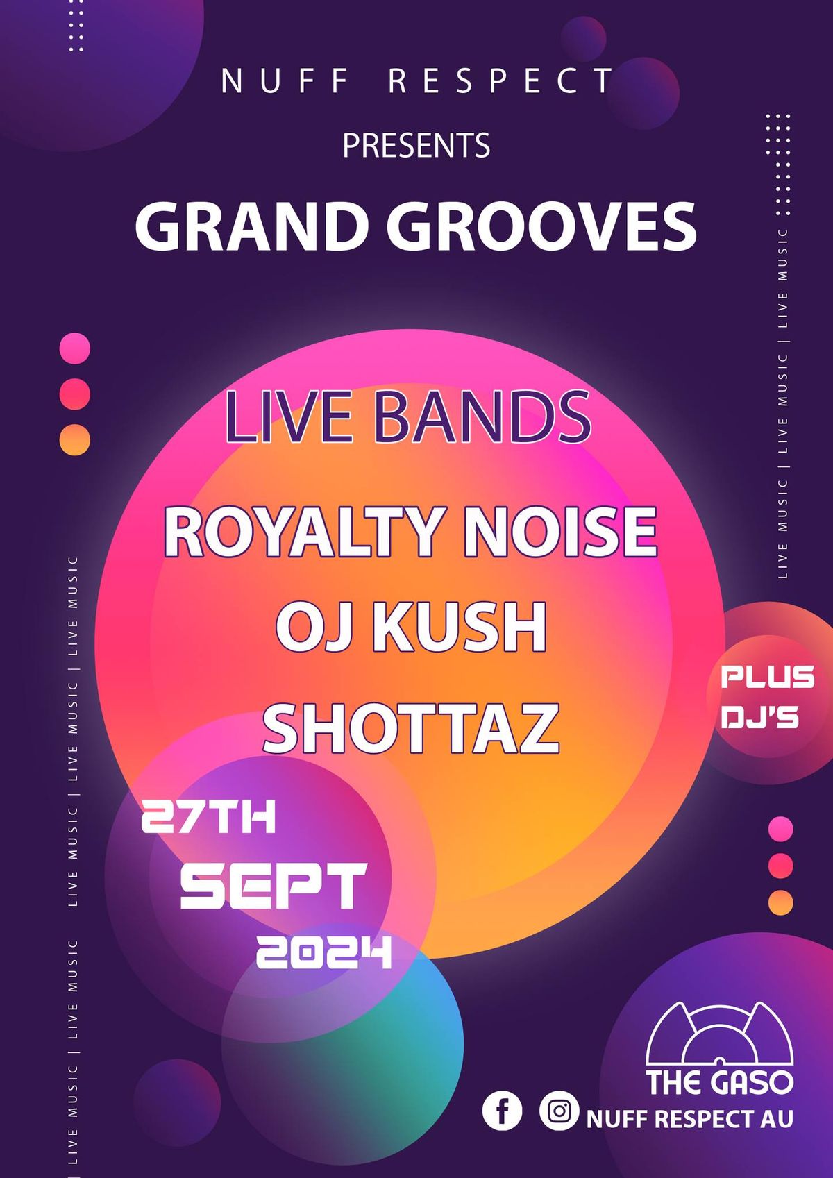 (CANCELLED) Grand Grooves (Feat. Royalty Noise, OJ Kush, and Shottaz)