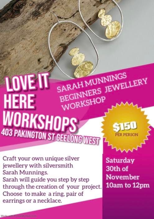 Beginners Silver Jewellery Workshop