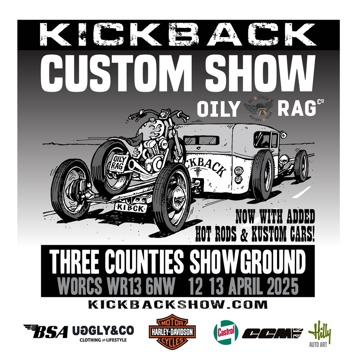 KICKBACK CUSTOM CLASSIC BIKE and HOT ROD SHOW