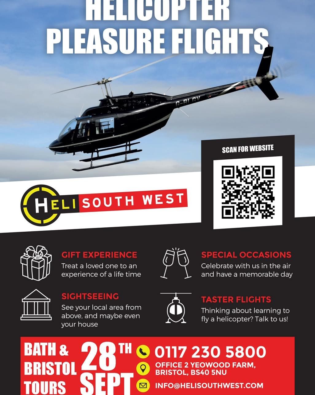 Helicopter Flights - Bristol & Bath