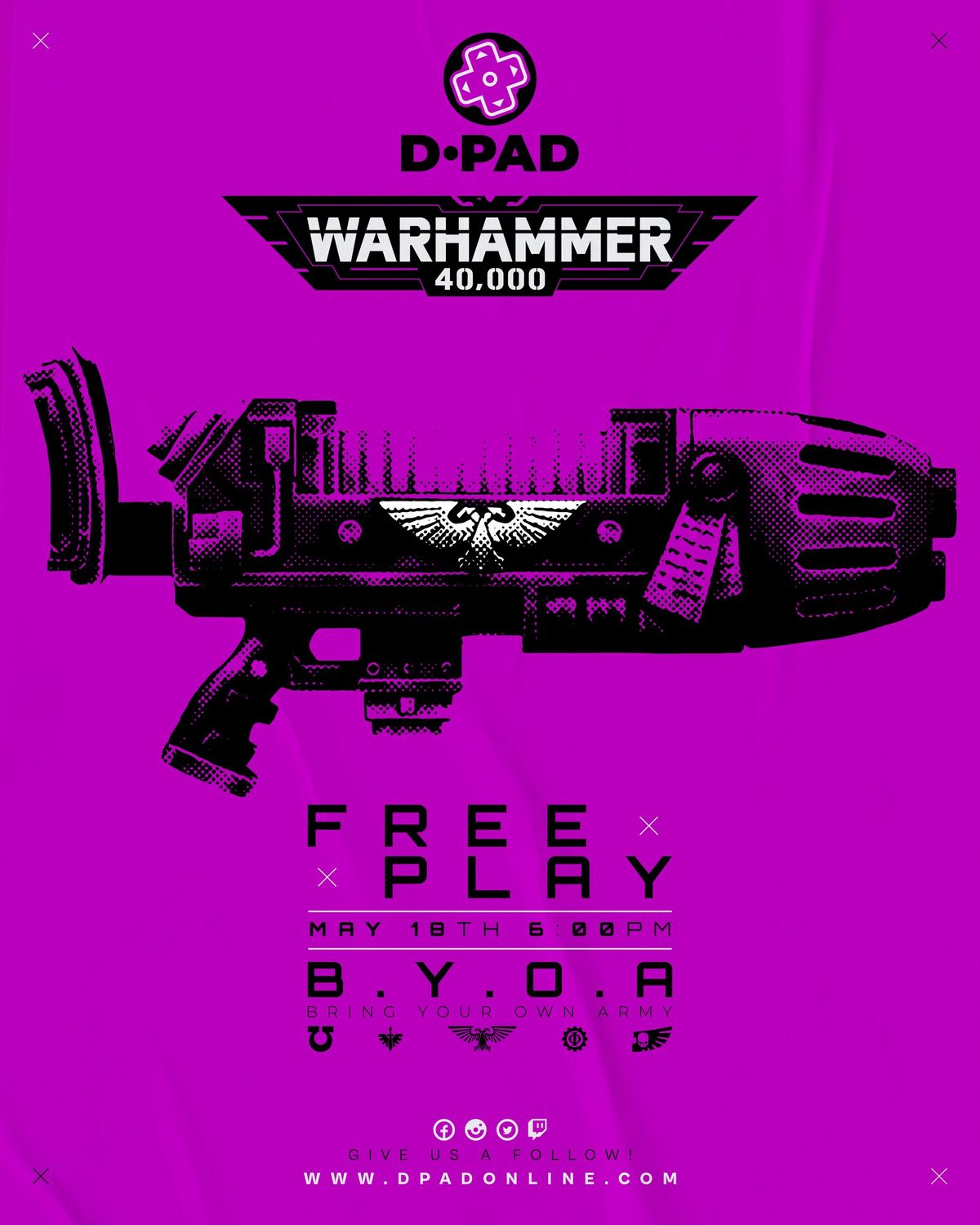 BYOA Warhammer 40k - FREE PLAY