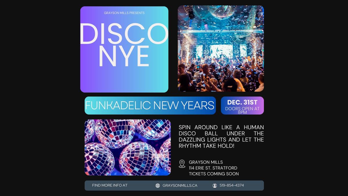 Funkadelic Disco New Years Eve at Grayson Mills