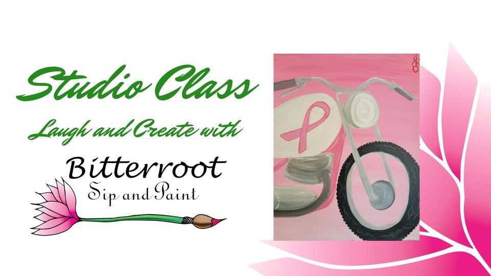 Studio Class- Pink Heals Motorcycle