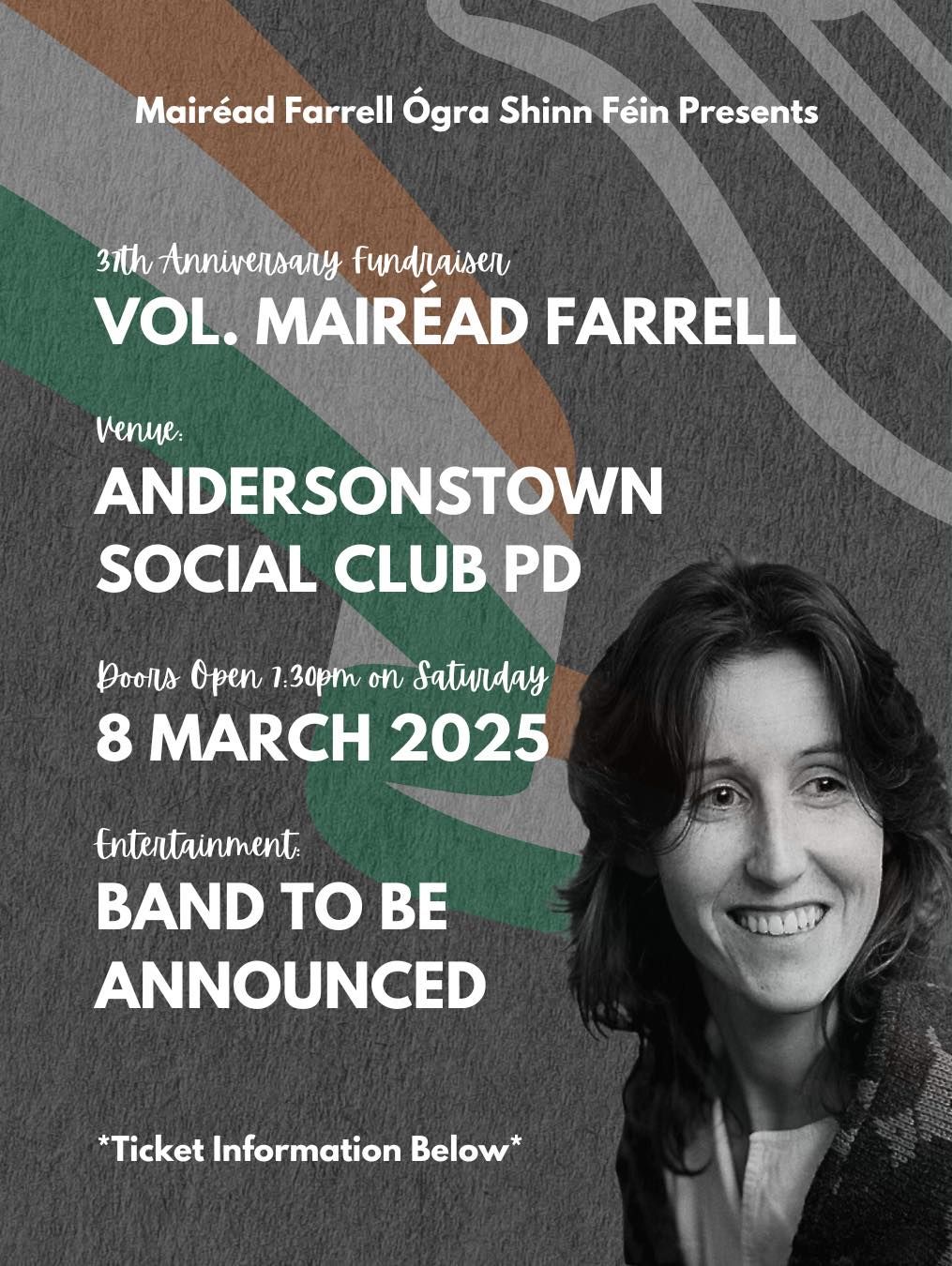 Mair\u00e9ad Farrell 37th Anniversary Fundraiser 