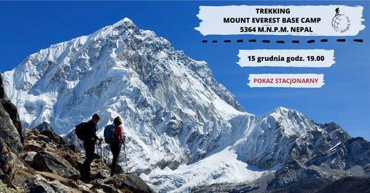 Mount Everest Base Camp 5364 M N.p.m. – Trekking W Himalajach Nepalu ...