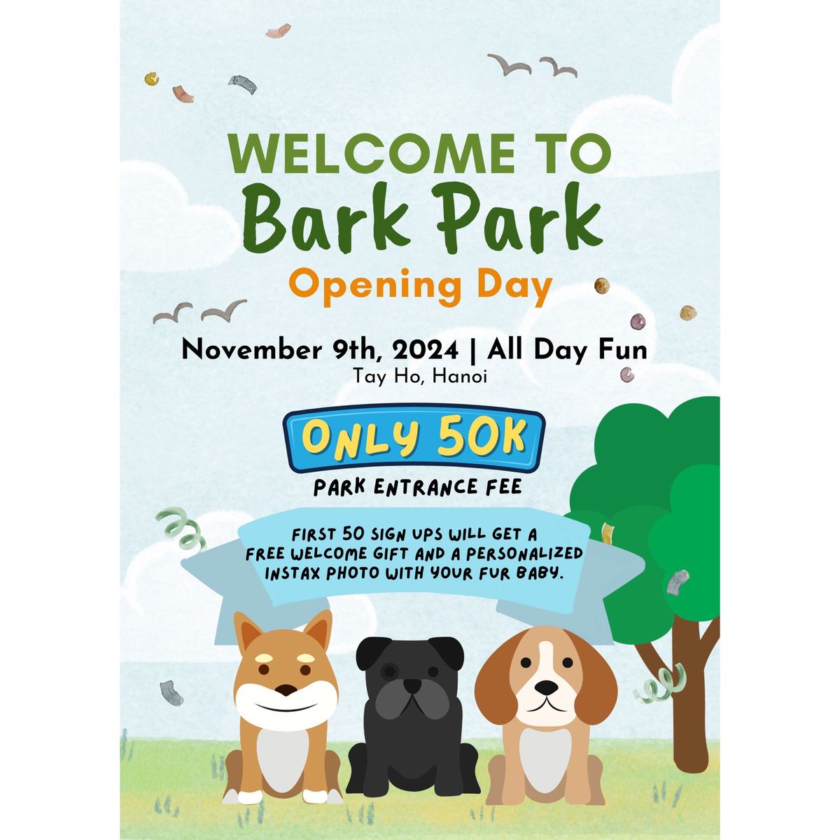 Bark-Out-Loud BarkPark Hanoi's Opening Day