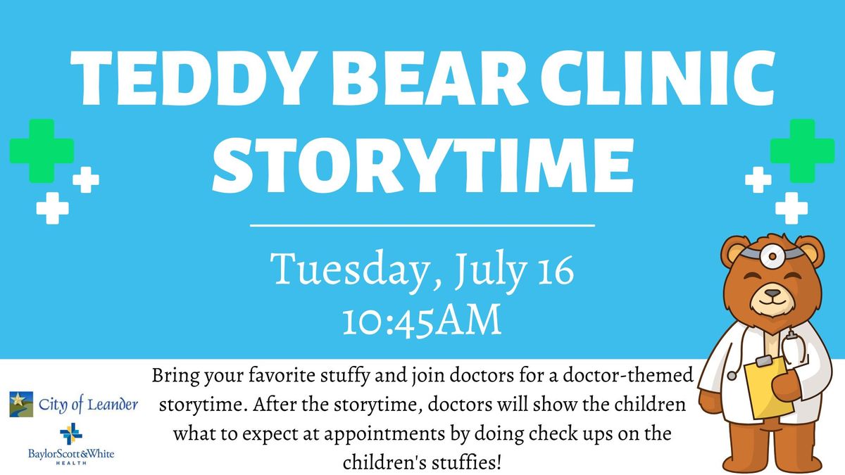 Teddy Bear Clinic Storytime