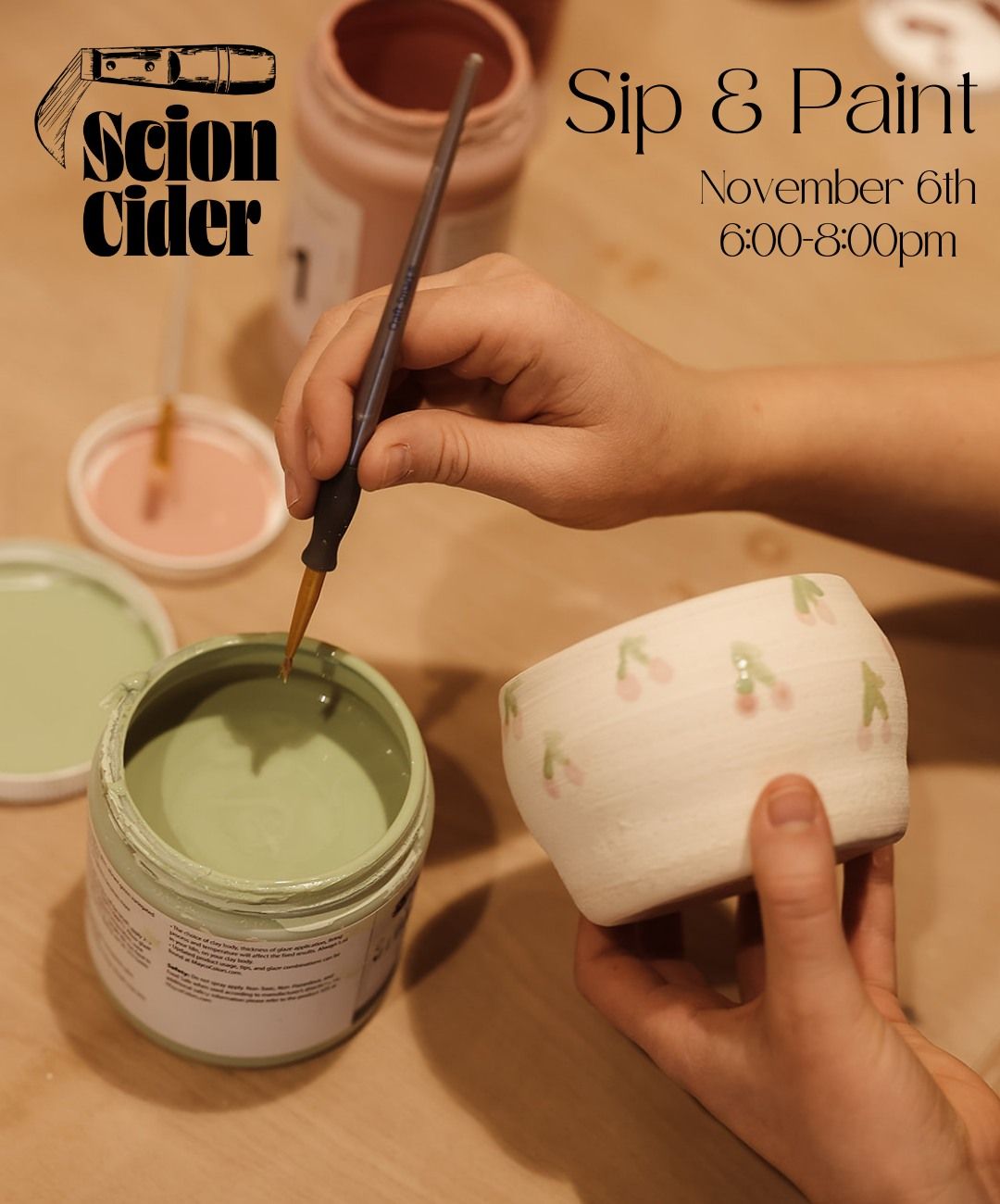 Sip & Paint Pottery Night