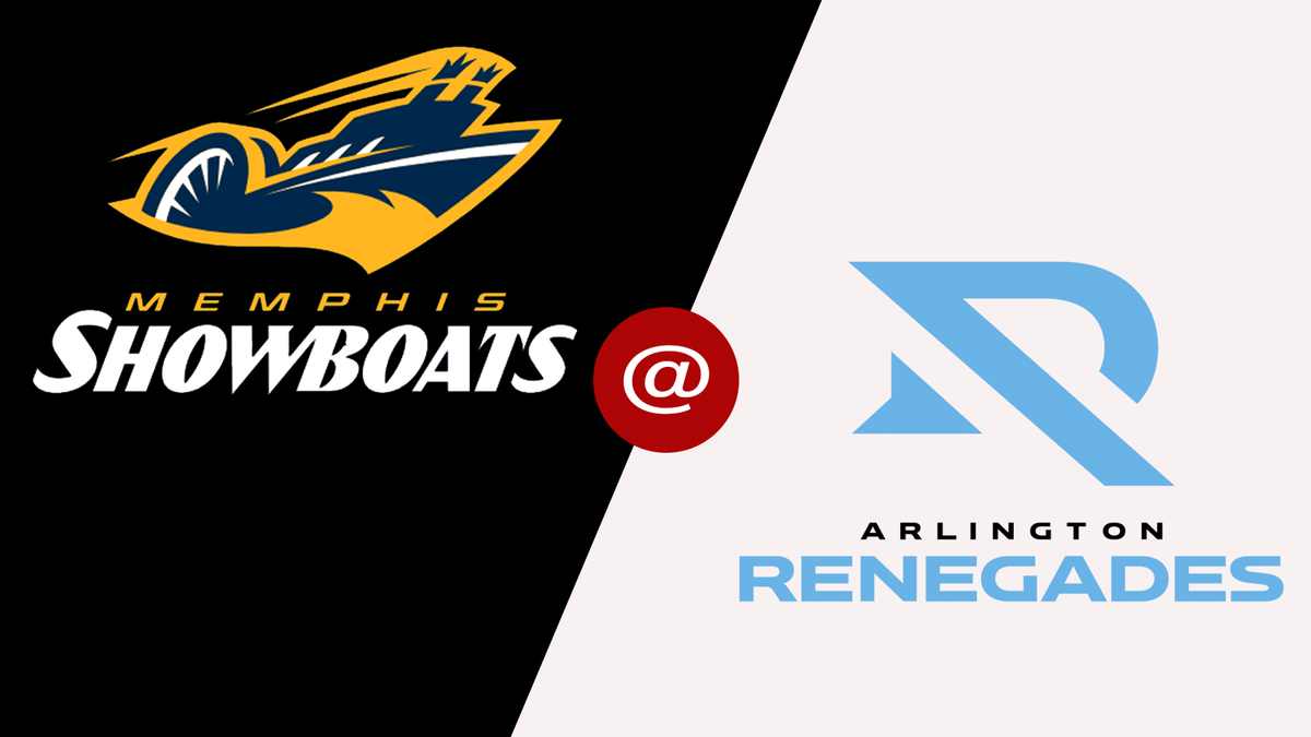 Arlington Renegades at Memphis Showboats