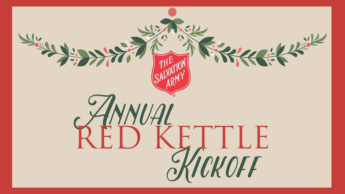 The Salvation Army's Annual Red Kettle Kickoff 2024