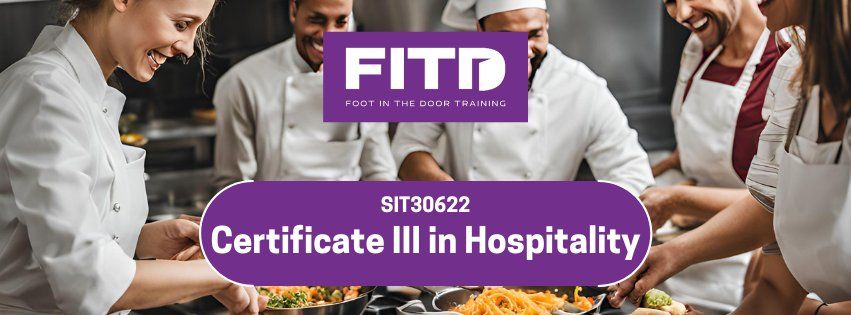 Certificate III in Hospitality - SIT30622