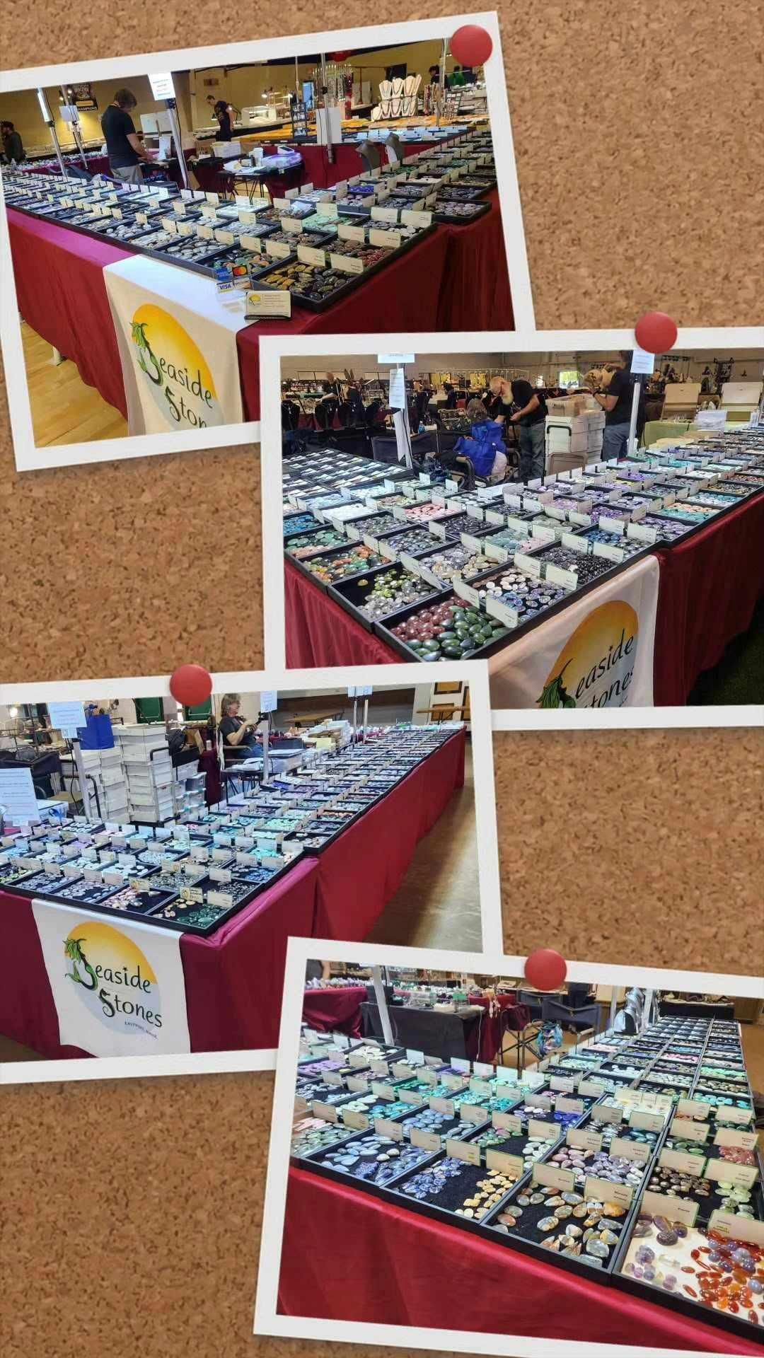 Seaside Stones at the Central PA Gem & Mineral Show (Harrisburg PA)