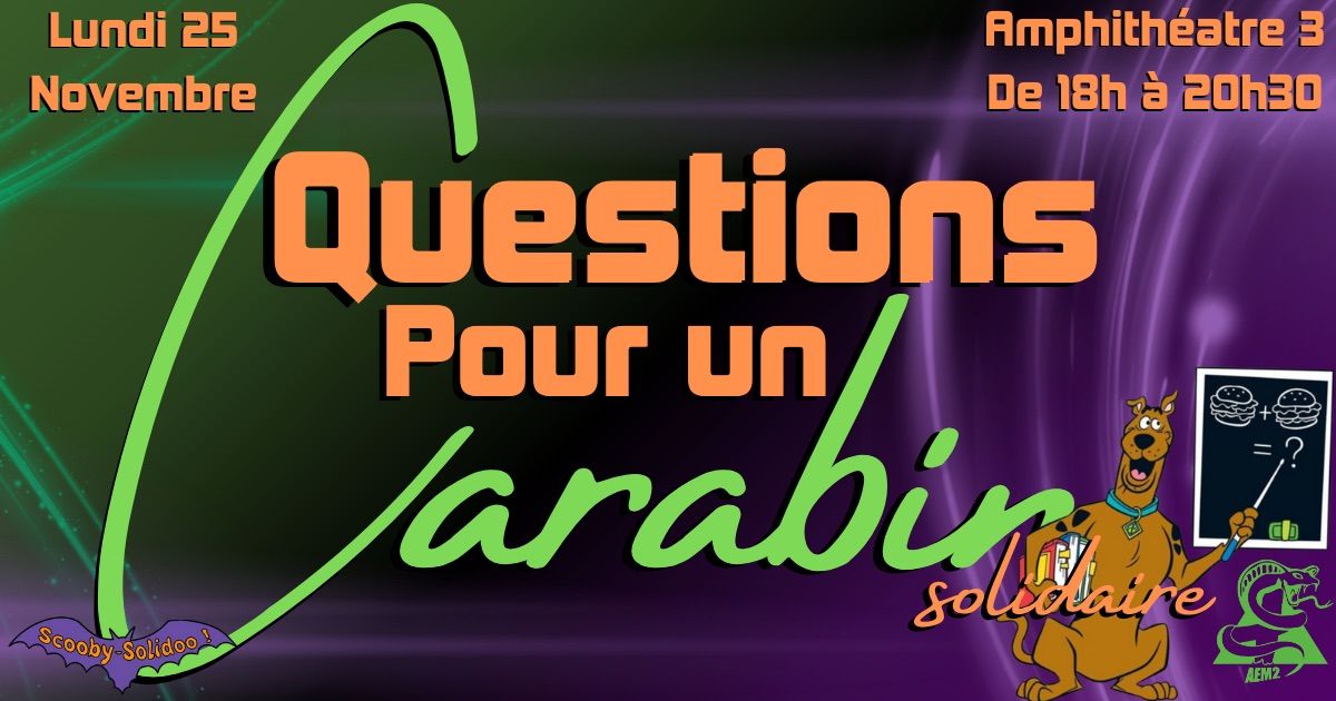 Questions pour un carabin solidaire 