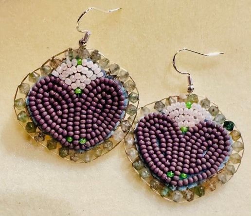 Beaded Earring Workshop (Flatstitched)