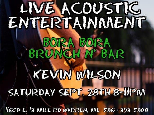 LIVE ACOUSTICS \u2606 Kevin Wilson