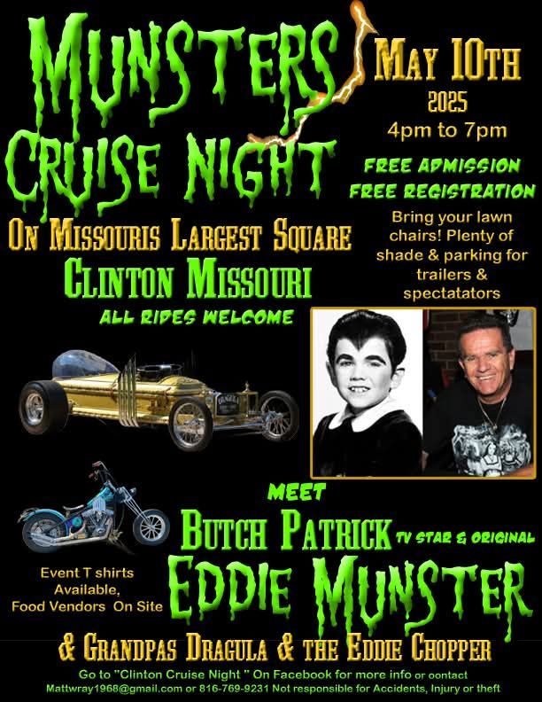 Cruisin to Clinton Munsters Cruise Night