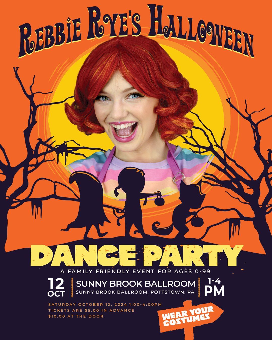 Rebbie Rye's Halloween Dance Party inside The Historic SunnyBrook Ballroom